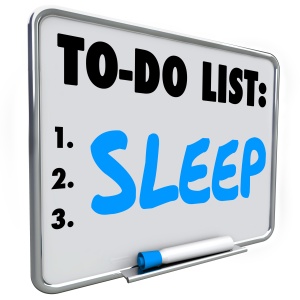 Sleep To Do List Remember Get Rest Rejuvenate Refresh Message Bo